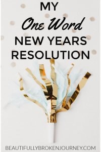 One Word New Years Resolution #newyear #newyearsresolution