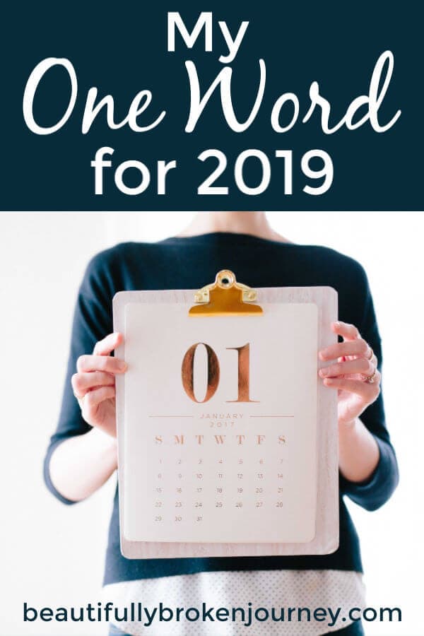 My one word of the year for 2019 is patience. #newyears #oneword
