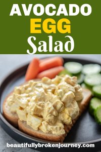 The easiest egg salad ever. Great Day Farms hard boiled eggs make it simple to make and is a recipe you'll make again and again! #EggceptionallyGreat #eggsalad #avocadoeggsalad